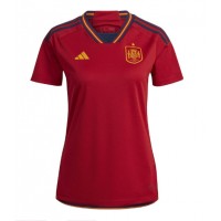 Koszulka piłkarska Hiszpania Strój Domowy dla kobiety MŚ 2022 tanio Krótki Rękaw